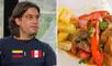 Juan Luis Martínez eligió al lomo saltado sobre el tradicional plato venezolano pabellón criollo