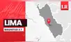Sismo de magnitud 3,7 sacude Lima.