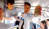 Chofer y cobrador sorprenden a pasajeros con sorteo de panetones.