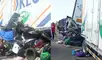 Un accidente en la Panamericana Norte dejó varios fallecidos. Foto: composición LR