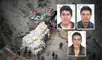 Fallecidos fueron identificados como Eduardo Acosta (35), Marcelino Ramos (31) y Teodulio Ramos (33).