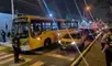 Bus de 'La 50' sufre atentado en San Juan de Lurigancho.