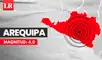 Sismo 4,0 en Arequipa, reporta IGP