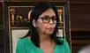 Delcy Rodríguez critica caricaturas de Wikipedia tras mensaje de Trump y reafirma que manda el Gobierno venezolano