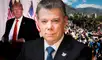 Juan Manuel Santos dijo que Donald Trump propuso en Nueva York invadir Venezuela.