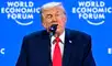 Donald Trump pronuncia un discurso especial durante la reunión anual del Foro Económico Mundial en Davos.