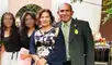 Retrato. El coronel FAP Javier Nole, su esposa Ivis Rodríguez y sus hijas Radnia y Fátima. Foto: La República