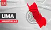 Temblor en Lima.