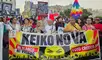 Marcha nacional en contra de Keiko Fujimori.