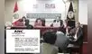 Jueces Nayko Coronado, Juana Caballero y Max Vengoa en juicio a Ollanta Humala