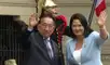 Keiko Fujimori llega a Palacio de Gobierno para reunirse con presidente Balcázar