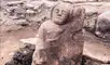 Escultura de piedra que representa a un genio. Foto: The Vindolanda Trust