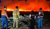 Despliegan bomberos y autoridades para controlar incendio en Áncash