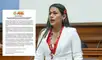 Juntos por el Perú sobre Silvana Robles: "De confirmarse la traición que se proceda a su expulsión"
