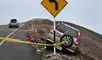 Tragedia en Pasamayo: conductor pierde la vida al despistar su vehículo y dar varias vueltas de campana en plena Panamericana Norte