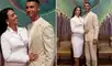 Ronaldo y Rodríguez se casaron en una boda privada en Portugal.