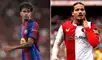 Barcelona y Feyenoord se enfrentarán en el Spotify Camp Nou. Foto: Barcelona/Feyenoord/composición LR