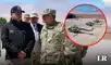El ministro Rafael Belaúnde inspeccionó los helicópteros en el CEMAE el sábado 12 de septiembre en Arequipa.. Foto: composición LR/Mindef