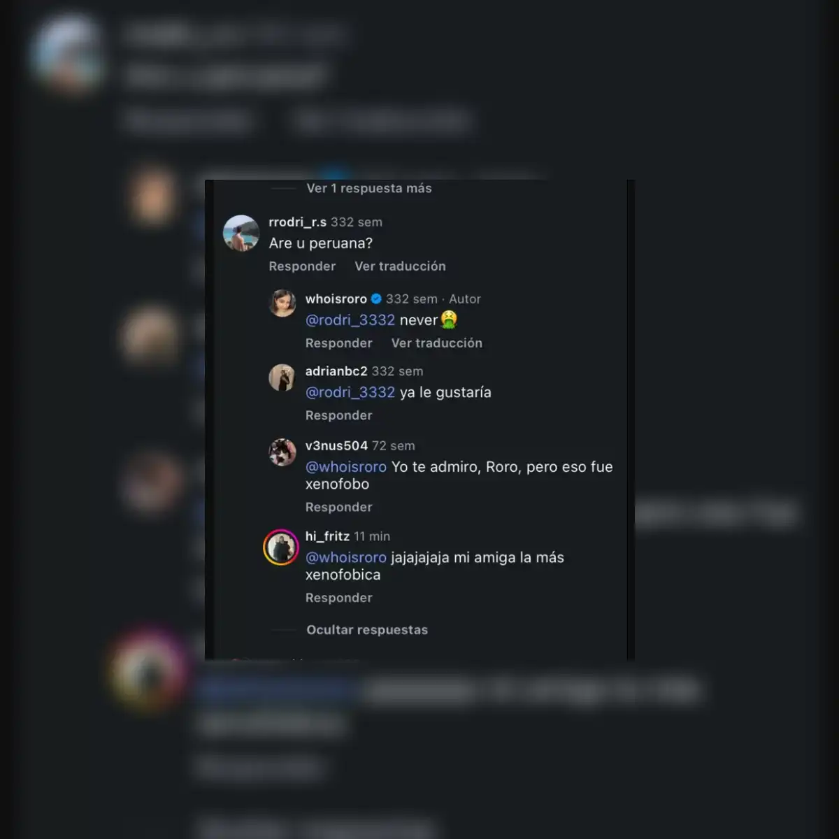 Comentario de Roro