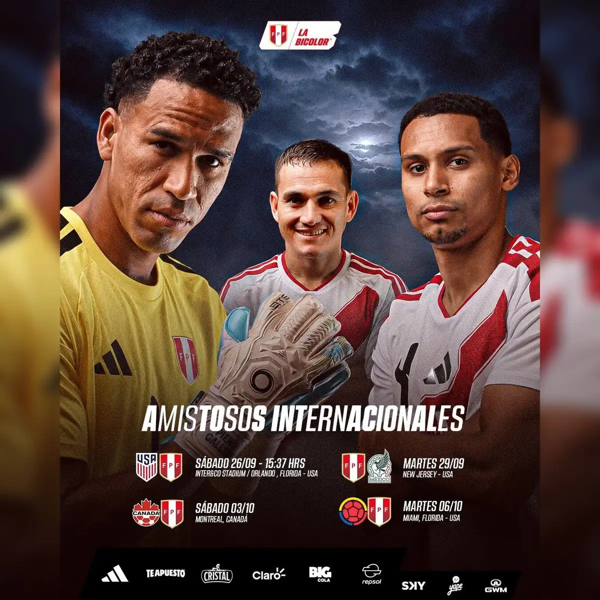 Selección Peruana confirmó amistosos de septiembre y octubre. Foto: La Bicolor