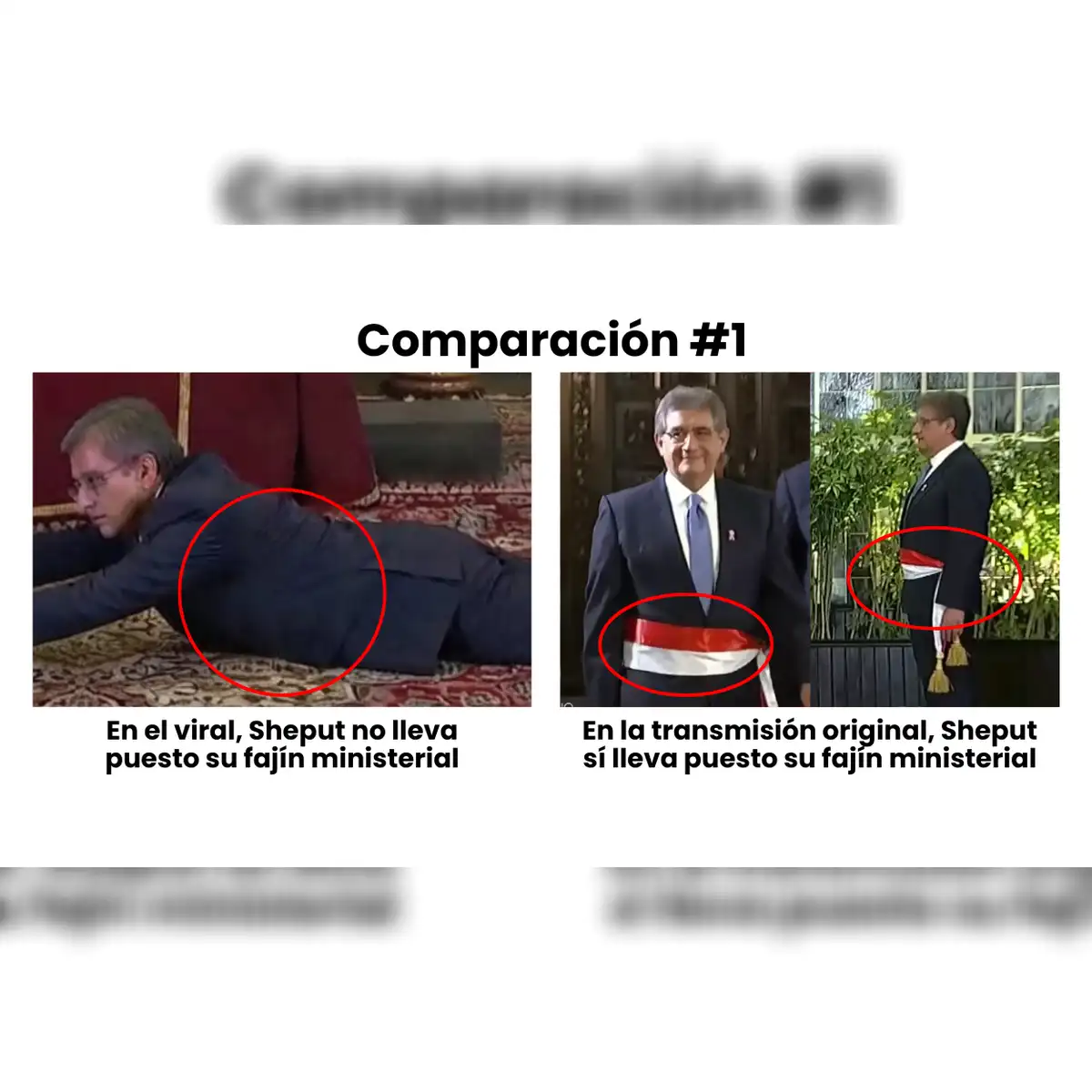 Comparación #1. Foto: Facebook / TV Perú | Composición: LR