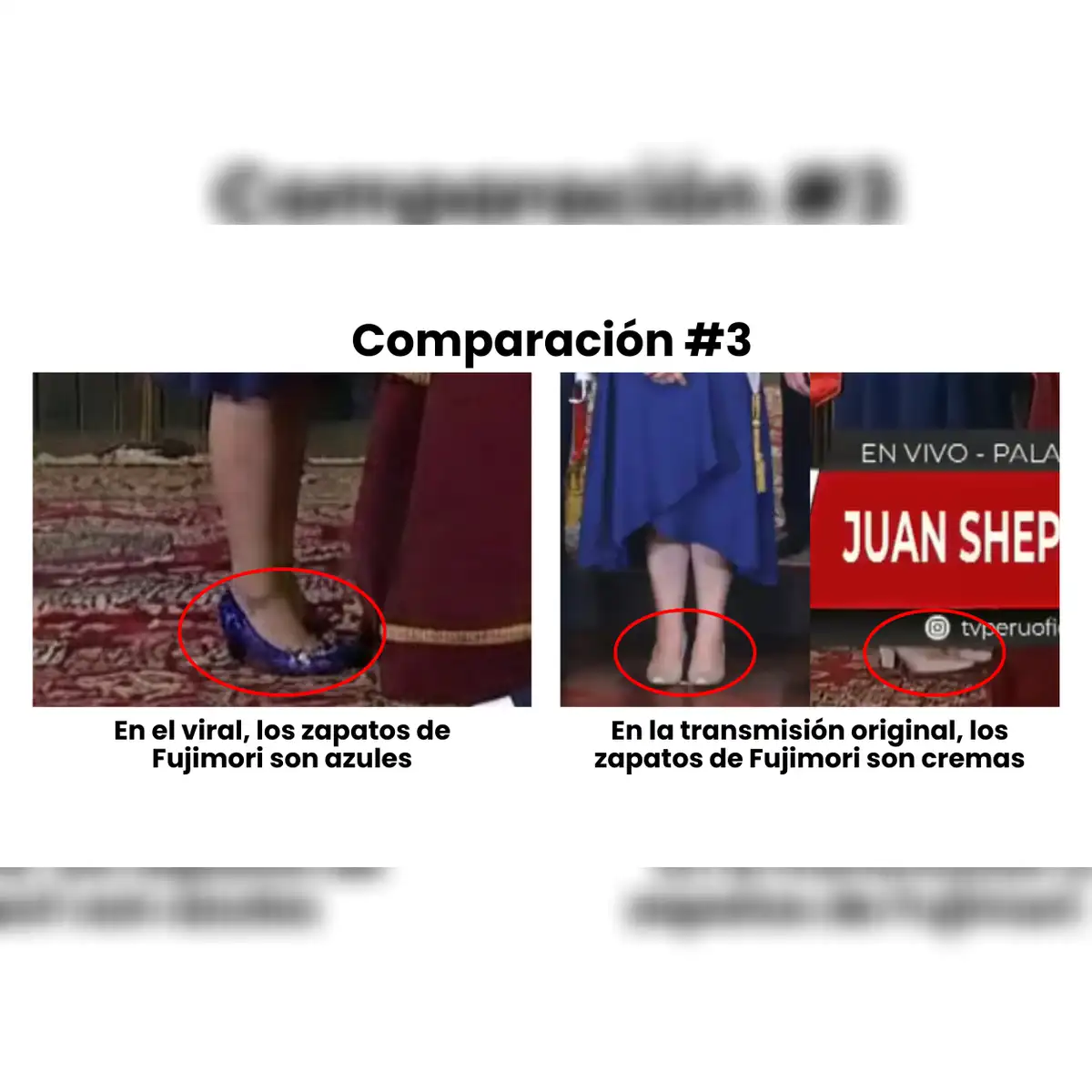 Comparación #3. Foto: Facebook / Andina / TV Perú | Composición: LR