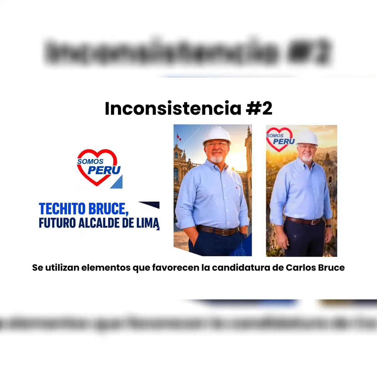 Inconsistencia #2. Foto: Facebook | Composición: LR