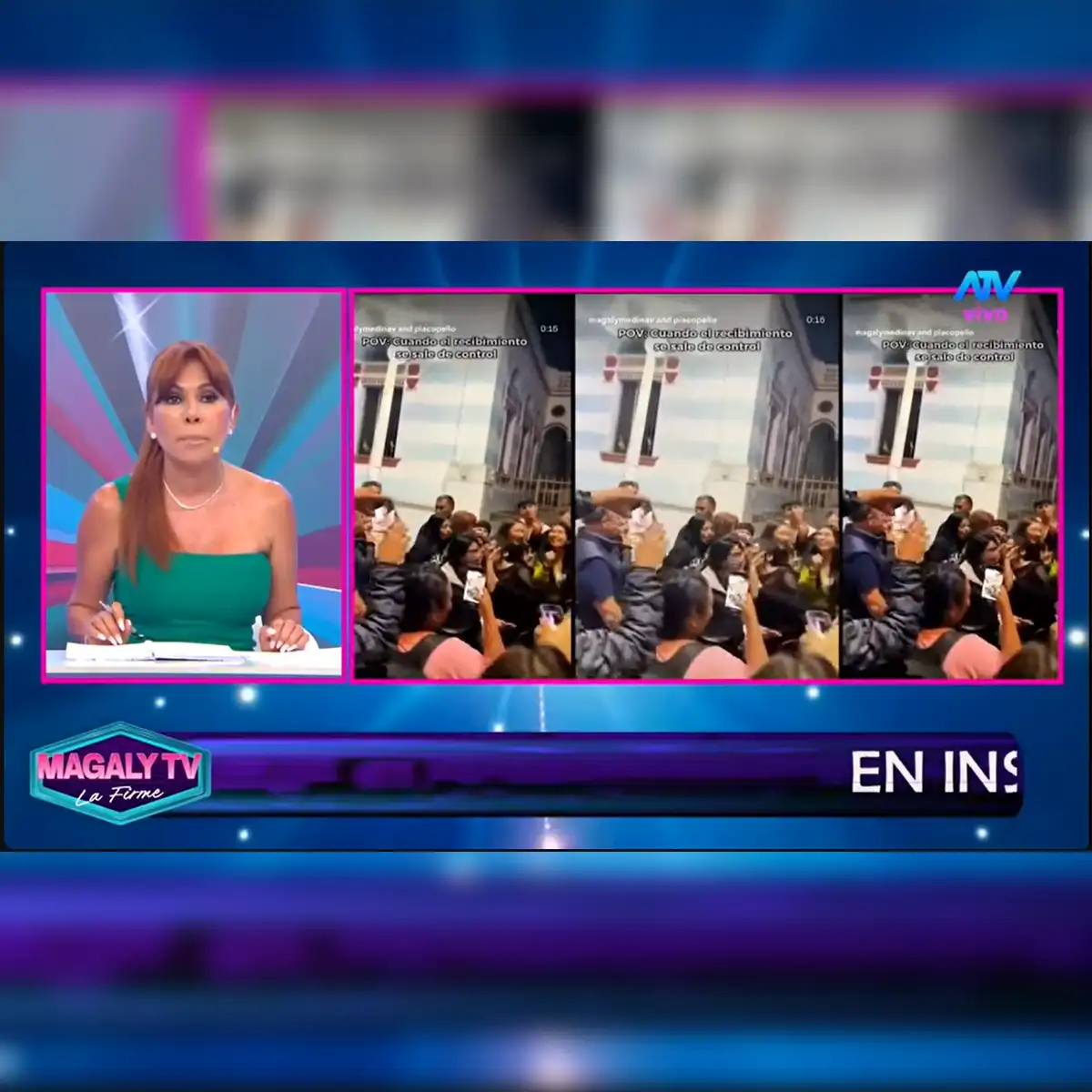 Magaly Medina habló sobre María Pía Copello. Foto: ATV.