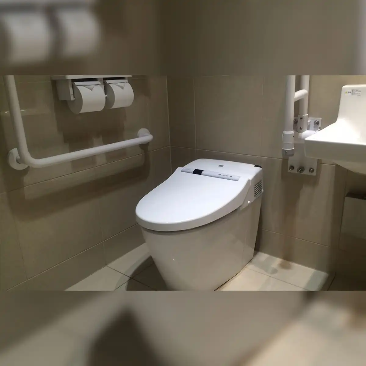 Un baño japonés con su típico con un Washlet. Foto: Wikimedia