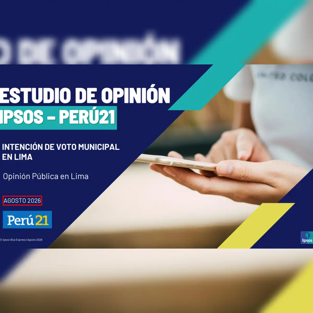 Estudio difundido por Ipsos en agosto. Foto: Ipsos