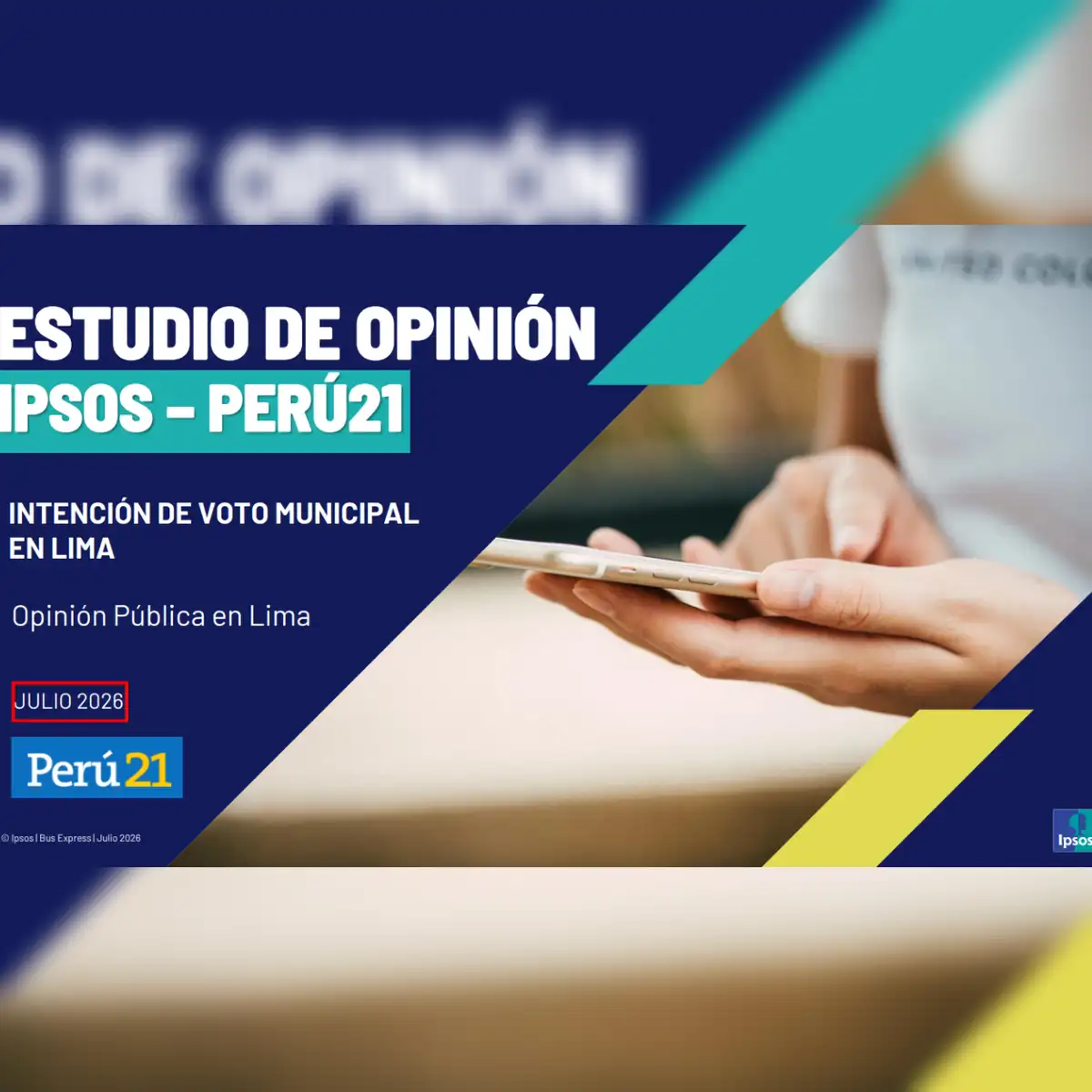 Estudio difundido por Ipsos en julio. Foto: Ipsos