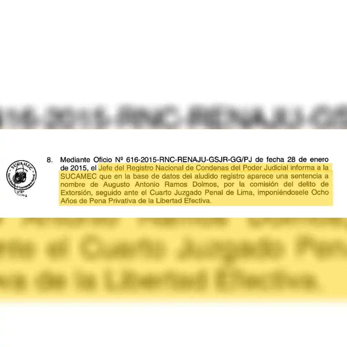 Sucamec le negó a "Cholo Dolmos" licencia para portar armas debido a su condena por extorsión. Foto: Sucamec