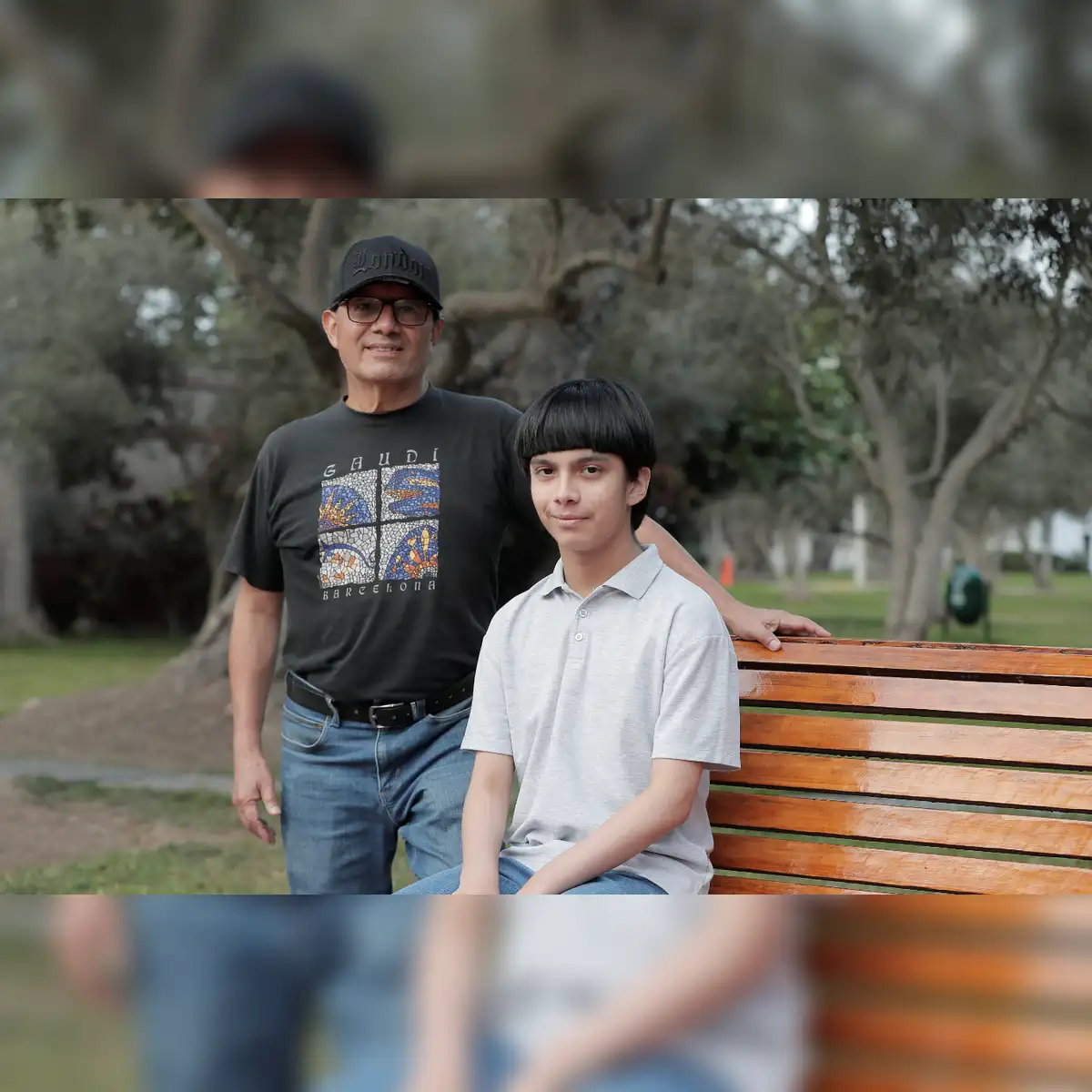 Mauro Lionel y su padre Guillermo Malca. Foto: Marco Cotrina.