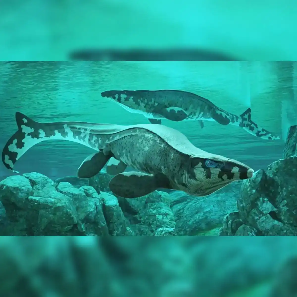 Representación del Tylosaurus rex en el Mar Interior Occidental de Norteamérica, durante el periodo Cretácico. Foto: Alderon Games/Path of Titans