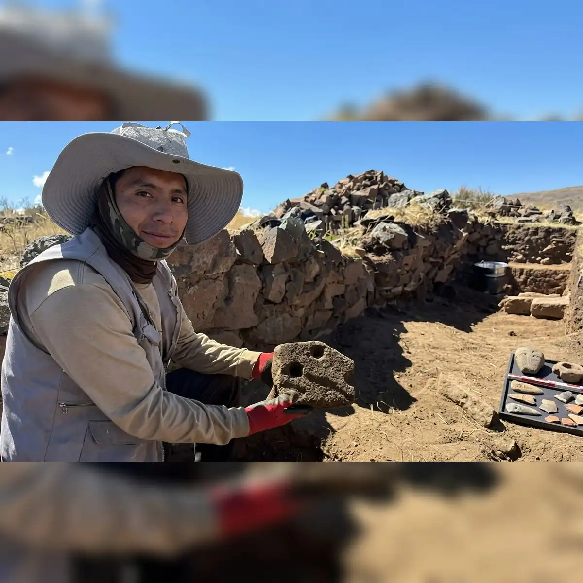 Las excavaciones permitieron identificar viviendas y espacios destinados al almacenamiento y procesamiento de productos. Foto: Agencia Andina