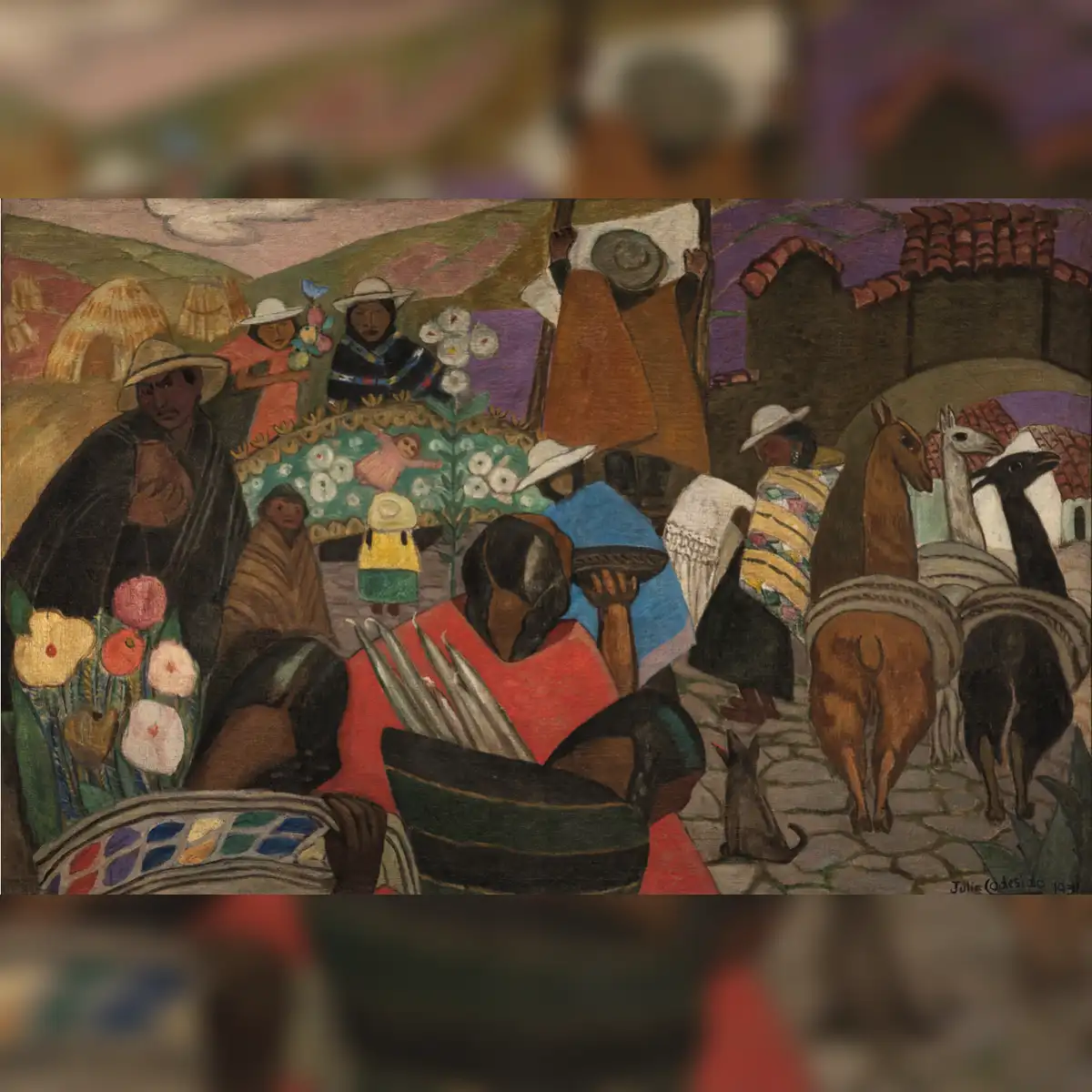 “Fiesta de Huancahuari” (1931). Imagen: Colección particular, Lima.