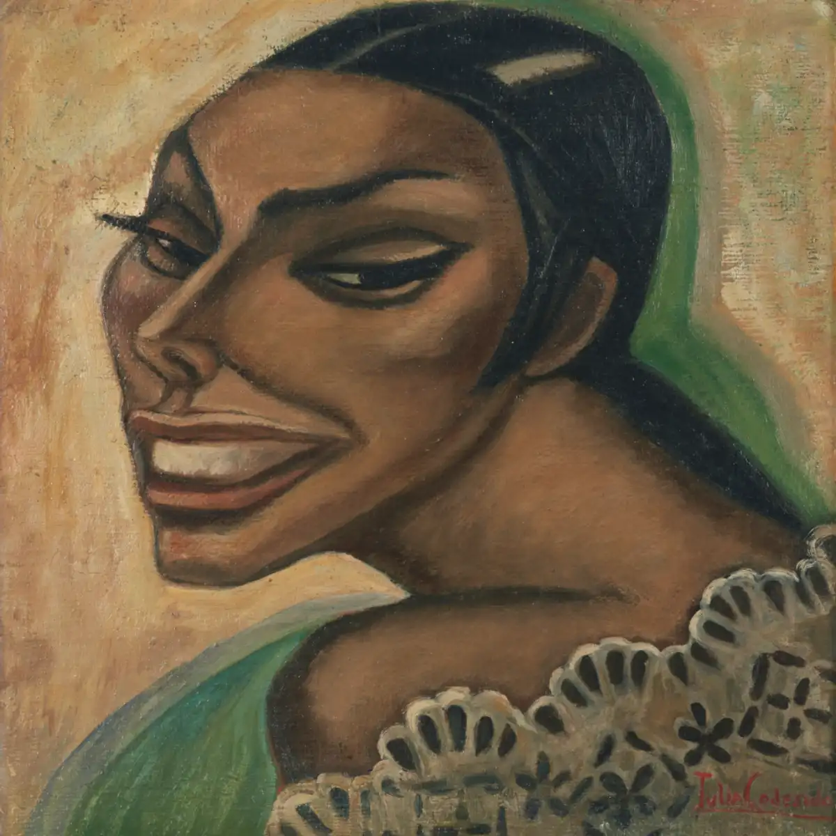 "Cabeza de criolla" (1937). Imagen: Museo Central. Banco Central de Reserva del Perú.