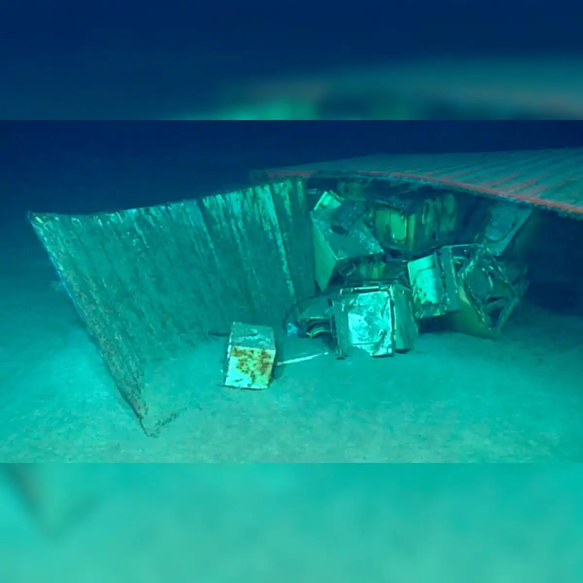 Un cargamento de electrodomésticos no llegó a su destino. Foto: NOAA