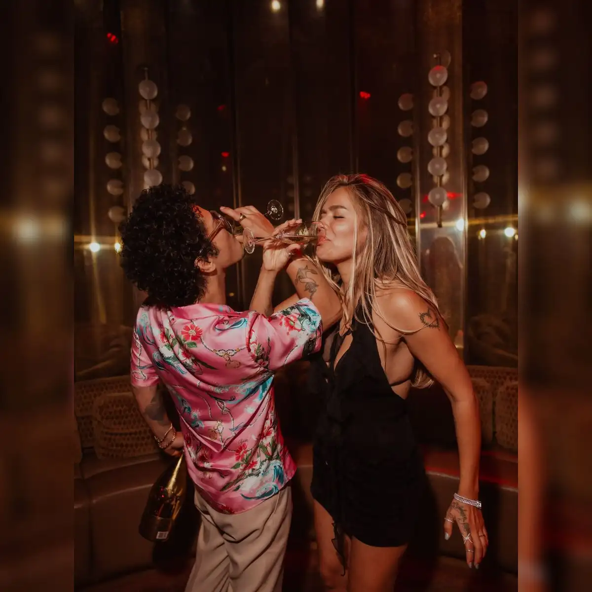 Karol G publicó cariñosas fotos junto a Bruno Mars el 29 de agosto