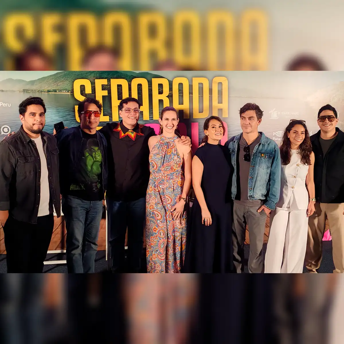 Elenco de ‘Separada, pero nunca sola’, película que se estrena este 3 de septiembre.