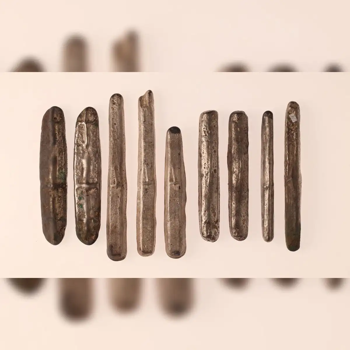 Durante la época vikinga, las barras de plata representaban riqueza. Foto: Museos del Norte de Jutlandia