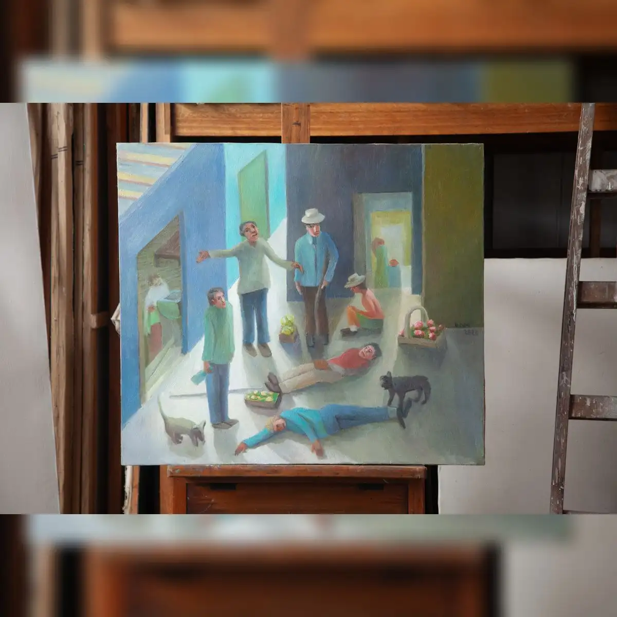 "Asesinato en la quinta" de Alejandro Alayza. Imagen: Difusión.