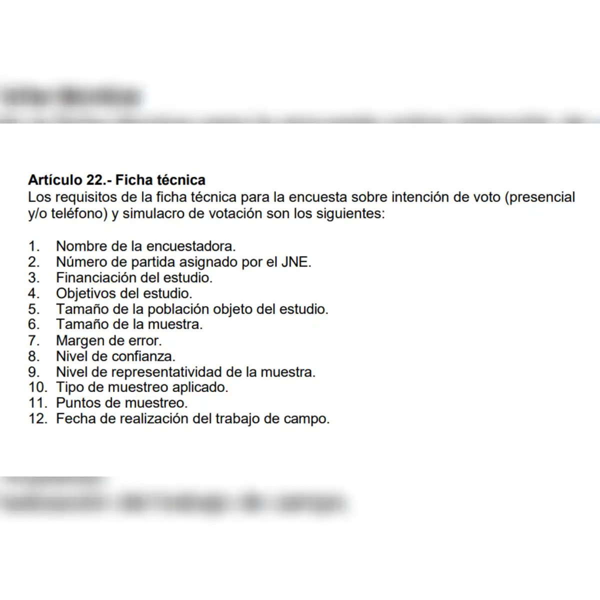 Información requerida por el JNE en una ficha técnica. Foto: Jurado Nacional de Elecciones