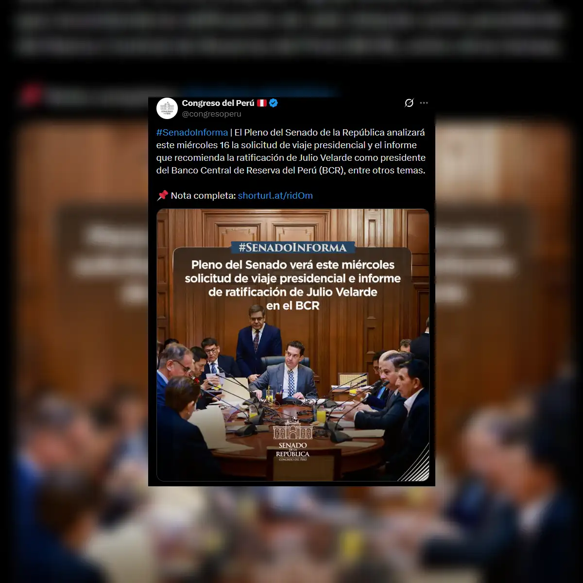 Senado debate mañana si Keiko Fujimori viaja a Estados Unidos.