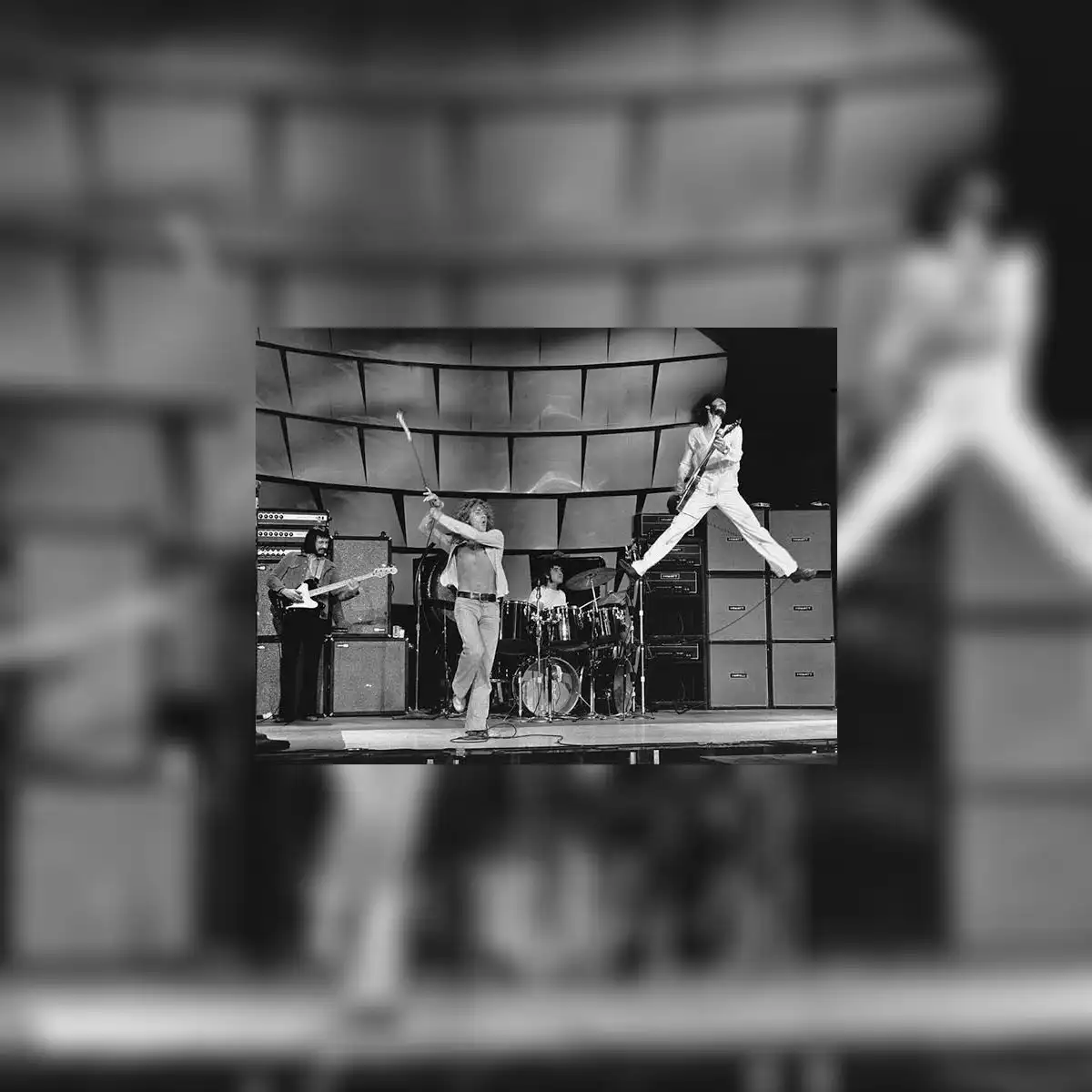 The Who en los 70. John Entwistle, Roger Daltrey, Keith Moon y Pete Townshend. Imagen: Captura.