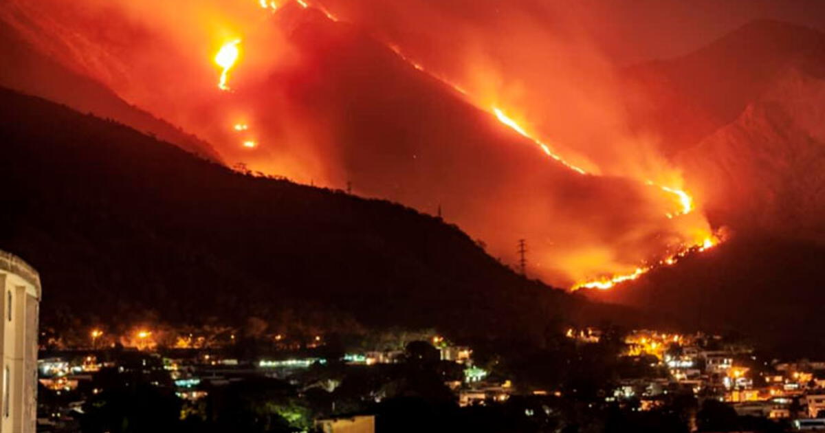 Crisis en Venezuela: incendio forestal consume famosa montaña El Ávila de  Caracas | Mundo | La República