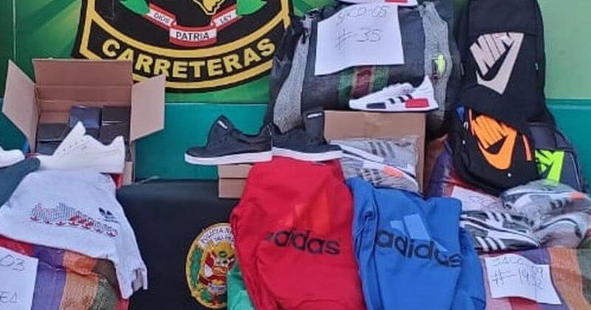 Incautan ropas deportivas valorizadas en 250 mil soles (VIDEO), PERU