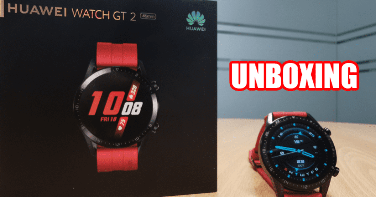 Huawei watch 2025 gt 2 unboxing