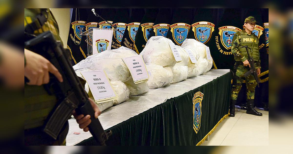 Se han incautado más de 40 toneladas de droga en 9 meses | Narcotráfico ...