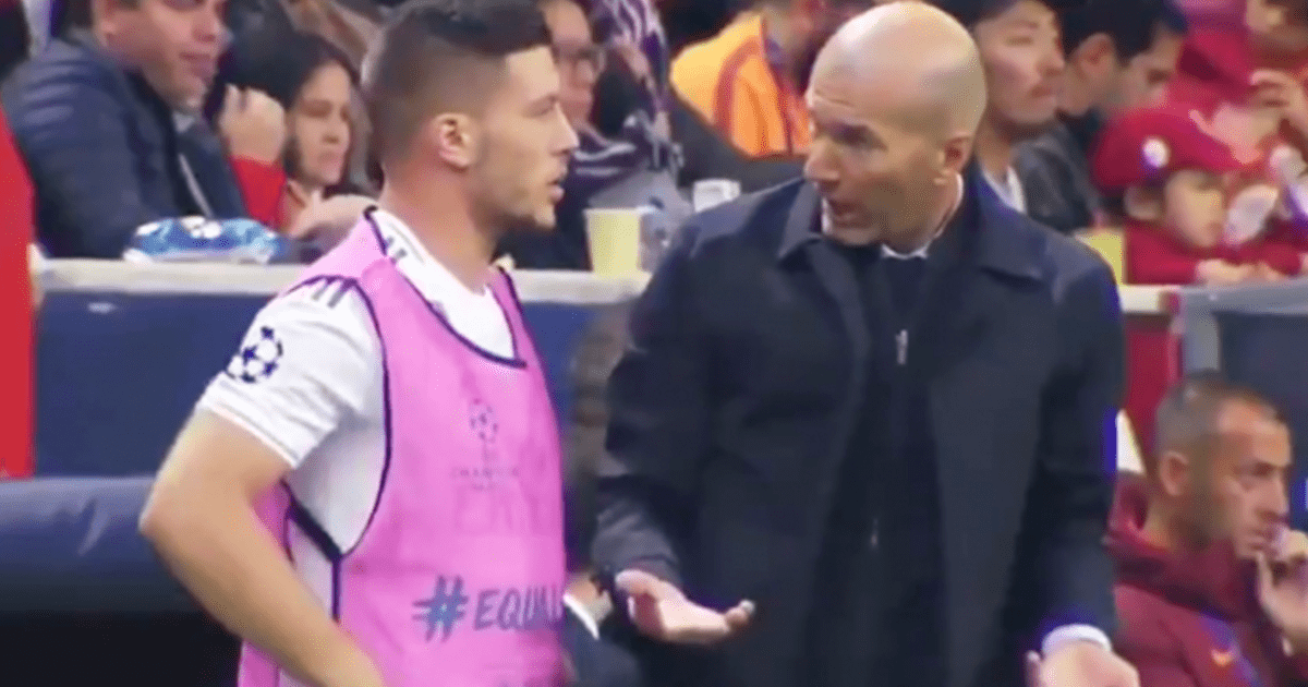 Zinedine Zidane Y Su Problema De Comunicación Con Luka Jovic En Real ...